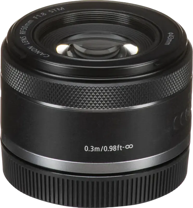 Canon RF 50mm f/1.8 STM Prime Lens for Full Frame Mirrorless, Autofocus Stepping Motor, 43mm Filter Diameter, Compact Fixed Focal Length Lens