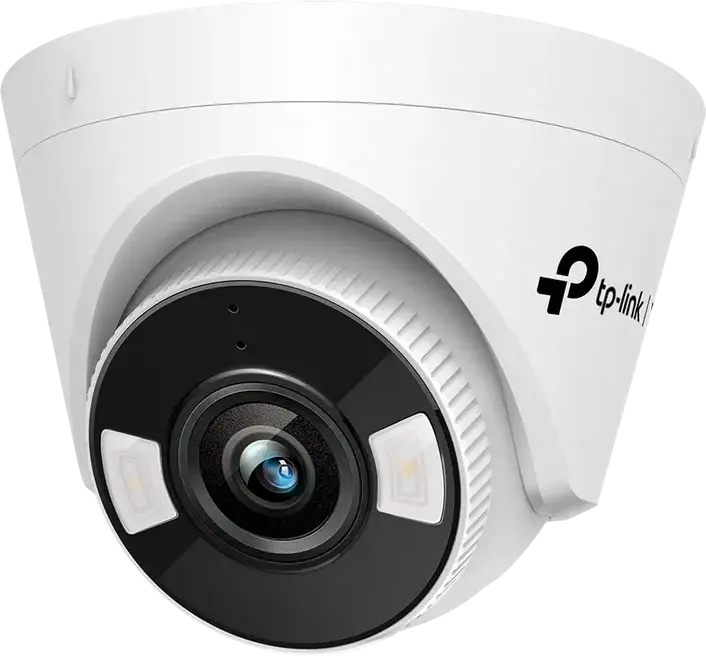 Camera de Supraveghere Network TP-Link VIGI C440 Turret Full-Color 4MP, 2560x1440, Lentilă 4mm, Audio Bidirecțional, Detecție AI, PoE, Albă