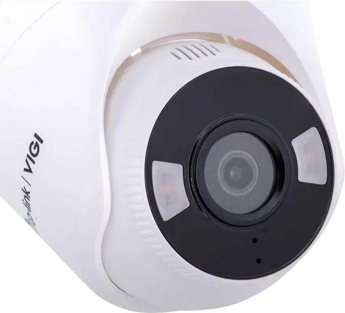 Camera de Supraveghere Network TP-Link VIGI C440 Turret Full-Color 4MP, 2560x1440, Lentilă 4mm, Audio Bidirecțional, Detecție AI, PoE, Albă