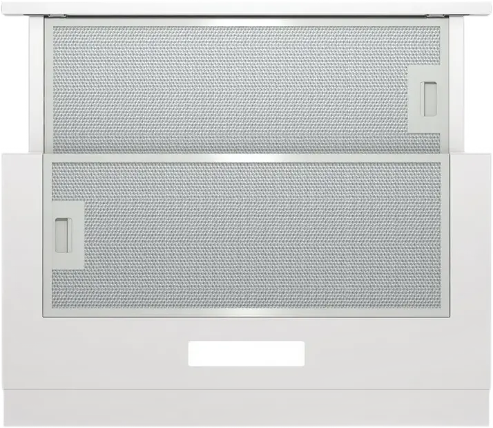 Gorenje TH 60E3W Built-in Telescopic Kitchen Hood, White, 60cm, 350 m³/h Extraction/Recirculation, 3 Speed Settings, LED Lighting, Aluminum Filters