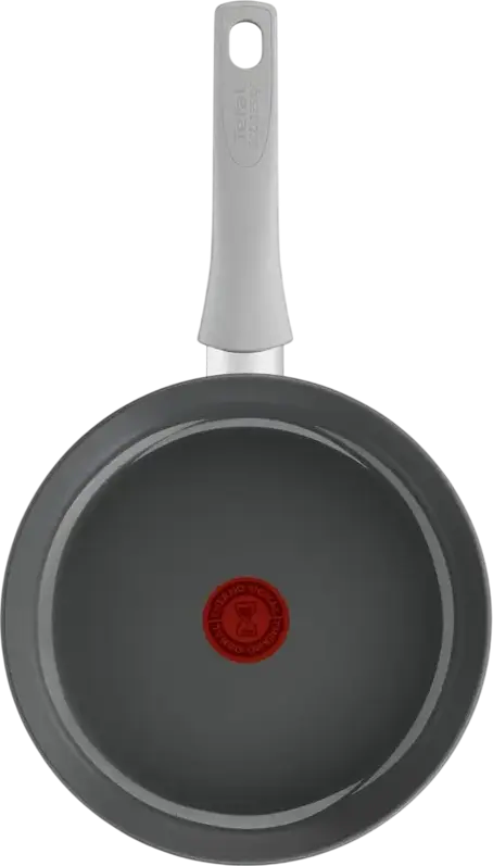 Tigăie Tefal Renew On C4270432 24 cm, Aluminiu Reciclat, Înveliș Ceramic Antiaderent, Indicator Termic Thermo-Signal, Compatibilă Inducție, Fabricată în Franța