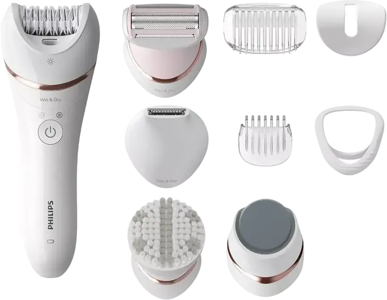 Epilator PHILIPS BRE740/10, Alb