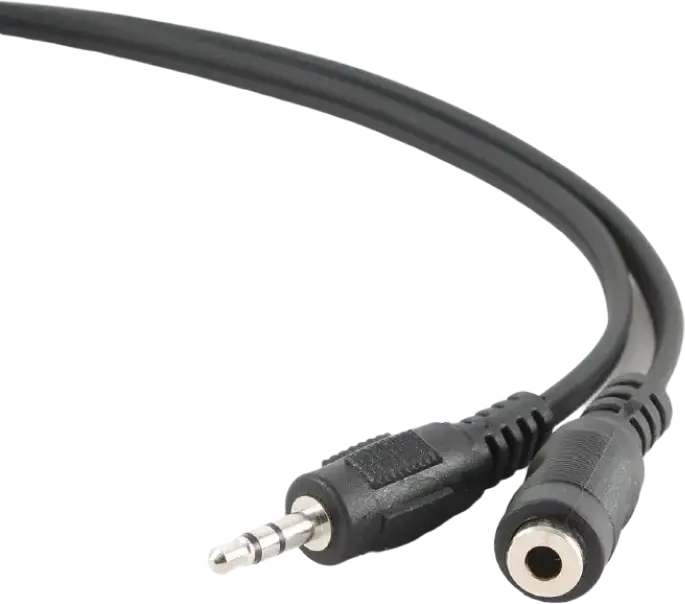 Cablu audio Cablexpert CCA-423, 3.5mm 3-pin (F) - 3.5mm 3-pin (M), 1,5m, Negru