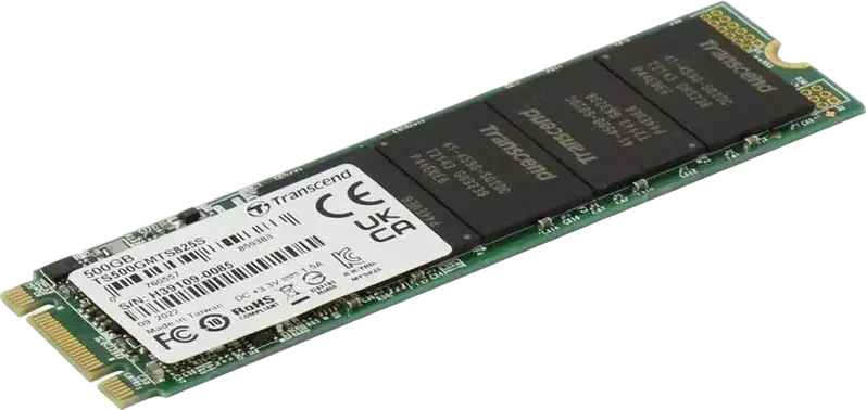 SSD Transcend 825S M.2 2280 SATA III 6Gb/s 500GB Flash 3D NAND, Citire 530MB/s Scriere 480MB/s, TS500GMTS825S
