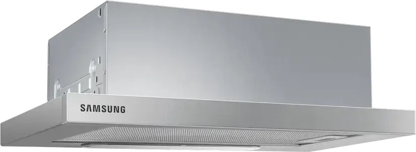 Samsung NK24M1030IS Telescopic Semi-Built-in Hood, 392 m3/h Extraction Power, 60 cm Stainless Steel Silver, LED Lighting, Washable Al Filters