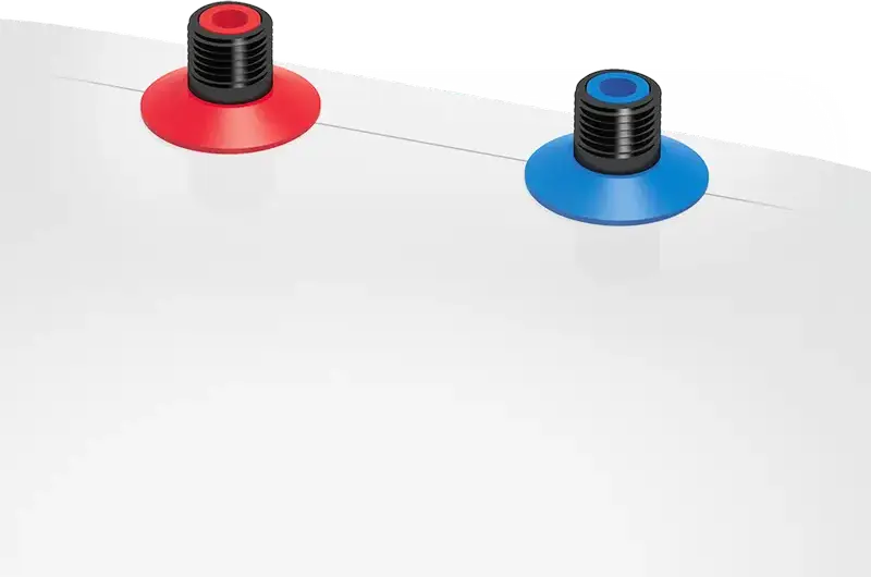 Водонагреватель накопительный Thermex H10U pro 10 л, 1500 Вт, с эмалированным внутренним покрытием и корпусом из нержавеющей стали, вертикальный, белый