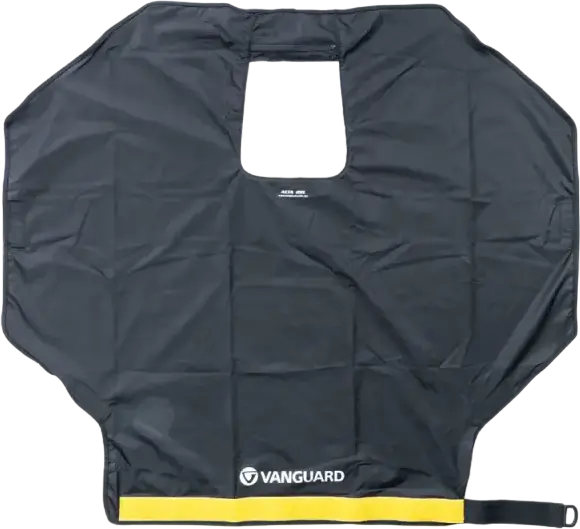 Vanguard ALTA RCL Rain Cover Large, TPU Waterproof Cape for DSLR with 150-600mm/200-500mm Lens, Transparent LCD Window, 860x950mm, Black