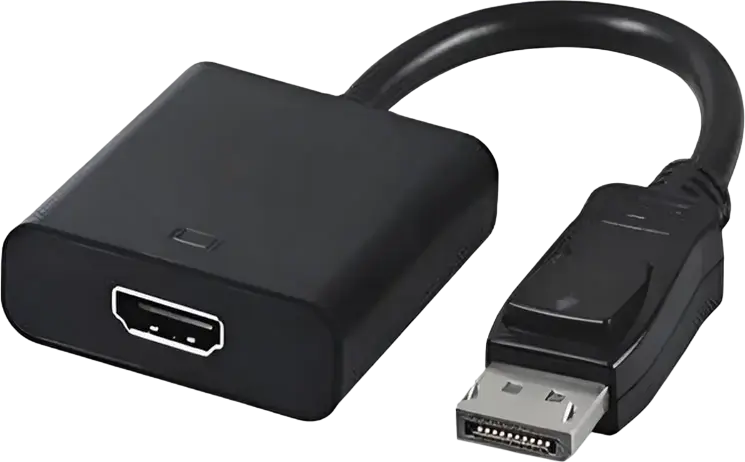 Переходник Gembird Cablexpert A-DPM-HDMIF-002 DisplayPort (папа) — HDMI (мама), DP v1.1, Full HD 1920x1080 @ 60Гц, черный, 0.1 м