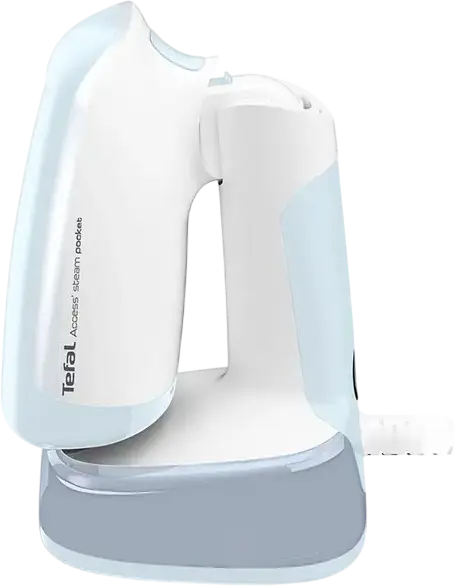 Ручной отпариватель для одежды Tefal Access Steam Pocket DT3041E1, 1300 Вт, подача пара 20 г/мин, резервуар 120 мл, нагрев за 15 сек, с щеткой для ткани и чехлом