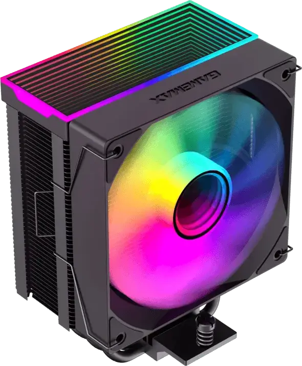 Gamemax Sigma 550 Infinity Tower CPU Air Cooler, 220W TDP, 5x6mm Heat Pipes, ARGB Infinity Lighting, 120mm PWM Fan, Compatible with Intel LGA1851/1700 and AMD AM5/AM4