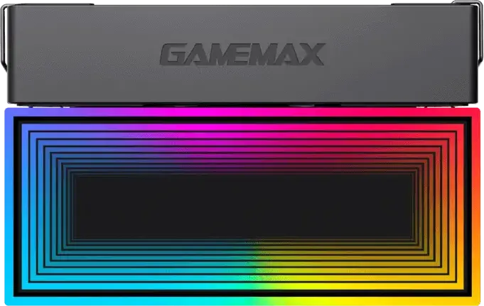 Gamemax Sigma 550 Infinity Tower CPU Air Cooler, 220W TDP, 5x6mm Heat Pipes, ARGB Infinity Lighting, 120mm PWM Fan, Compatible with Intel LGA1851/1700 and AMD AM5/AM4