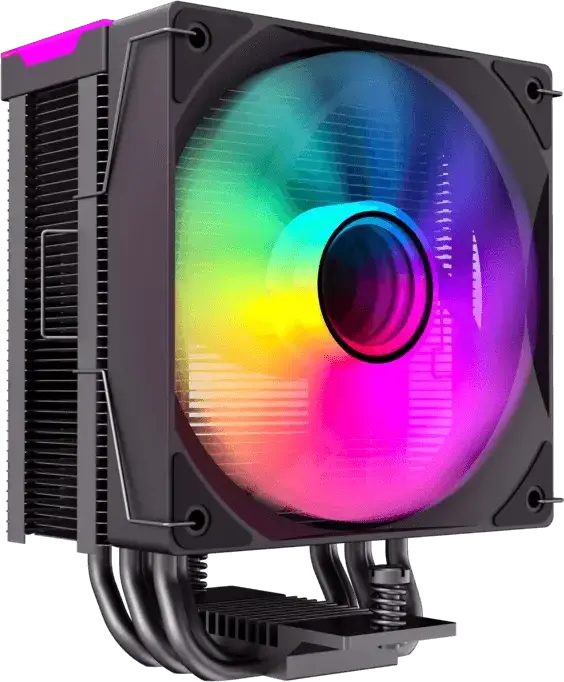 Gamemax Sigma 550 Infinity Tower CPU Air Cooler, 220W TDP, 5x6mm Heat Pipes, ARGB Infinity Lighting, 120mm PWM Fan, Compatible with Intel LGA1851/1700 and AMD AM5/AM4