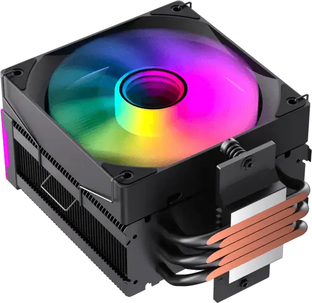 Gamemax Sigma 550 Infinity Tower CPU Air Cooler, 220W TDP, 5x6mm Heat Pipes, ARGB Infinity Lighting, 120mm PWM Fan, Compatible with Intel LGA1851/1700 and AMD AM5/AM4