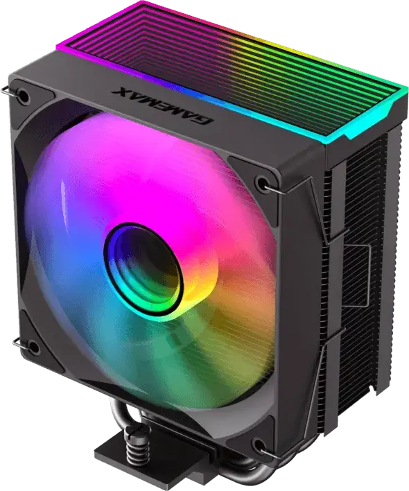 Gamemax Sigma 550 Infinity Tower CPU Air Cooler, 220W TDP, 5x6mm Heat Pipes, ARGB Infinity Lighting, 120mm PWM Fan, Compatible with Intel LGA1851/1700 and AMD AM5/AM4