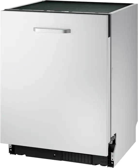 Samsung DW60M6050BB/EO Fully Built-in Dishwasher, 60 cm, 14 Place Settings, 7 Programs, Third Rack for Cutlery, AquaStop, LED Display, Black