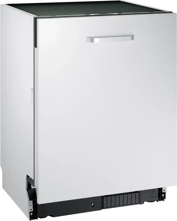 Samsung DW60M6050BB/EO Fully Built-in Dishwasher, 60 cm, 14 Place Settings, 7 Programs, Third Rack for Cutlery, AquaStop, LED Display, Black
