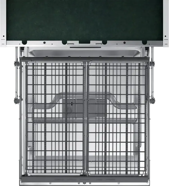 Samsung DW60M6050BB/EO Fully Built-in Dishwasher, 60 cm, 14 Place Settings, 7 Programs, Third Rack for Cutlery, AquaStop, LED Display, Black