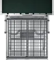 Samsung DW60M6050BB/EO Fully Built-in Dishwasher, 60 cm, 14 Place Settings, 7 Programs, Third Rack for Cutlery, AquaStop, LED Display, Black