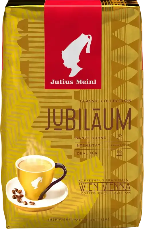 Молотый кофе Julius Meinl Jubilaum, венская средняя обжарка, смесь зерен из Центральной Америки и Папуа-Новой Гвинеи, цитрусовые и цветочные ноты, для фильтр-кофе, 500г