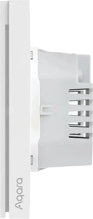 Aqara Smart Wall Switch H1 EU with Neutral WC-EU01 Zigbee 3.0 Single Rocker Smart Light Switch White