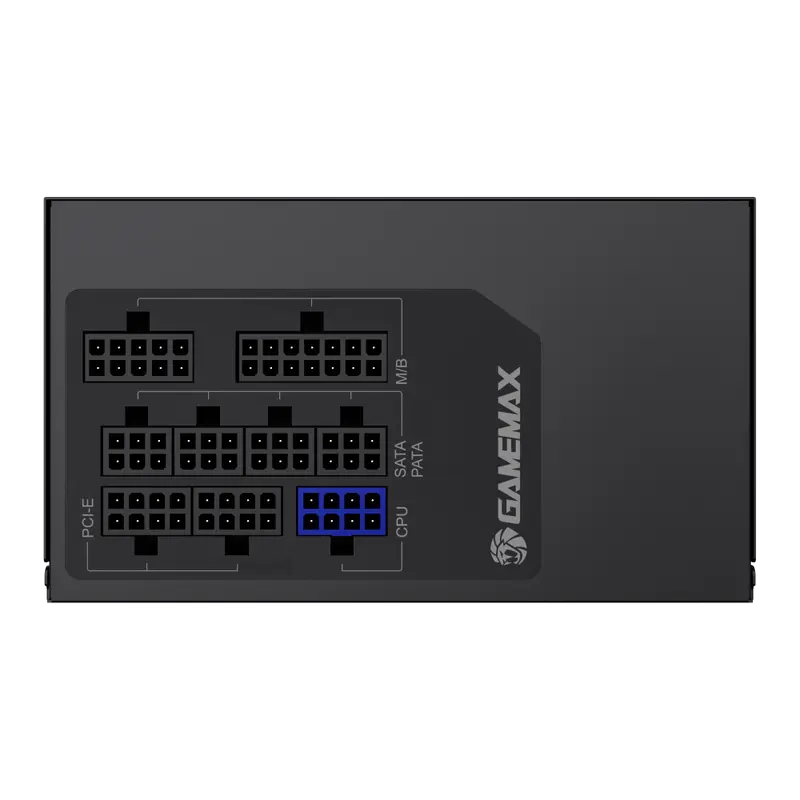 Sursa Gamemax GX-750GF 750W, 80 Plus Gold, Fully Modular, ATX 3.1, PCIe 5.1, LLC DC-DC, Ventilator HDB 120mm, Negru