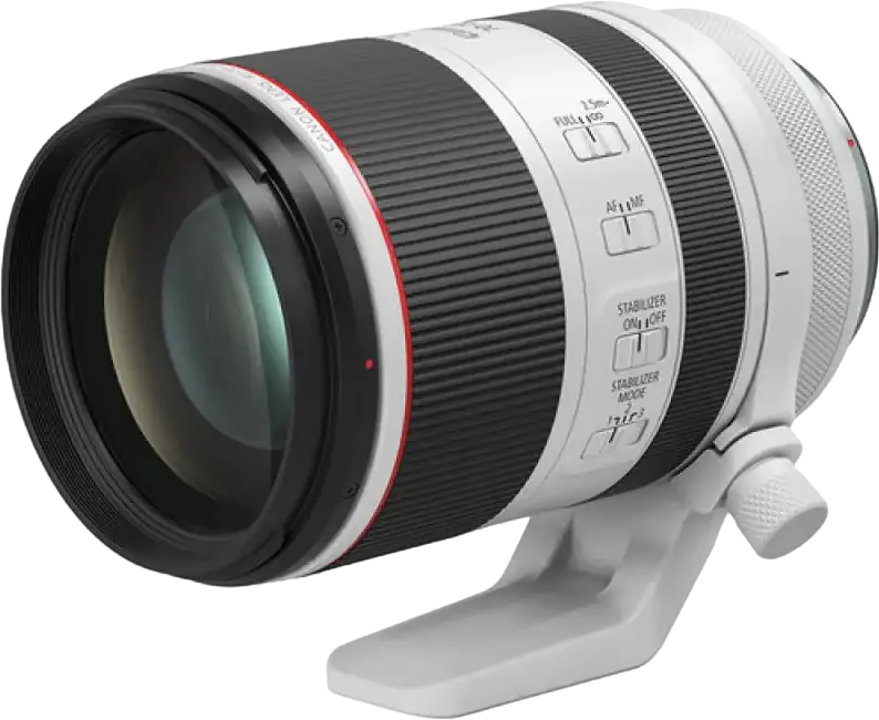 Obiectiv Telezoom Canon RF 70-200mm f/2.8L IS USM pentru Full Frame și APS-C, Autofocus Dual Nano USM, Stabilizare Imagine 5 trepte, Rezistent la intemperii
