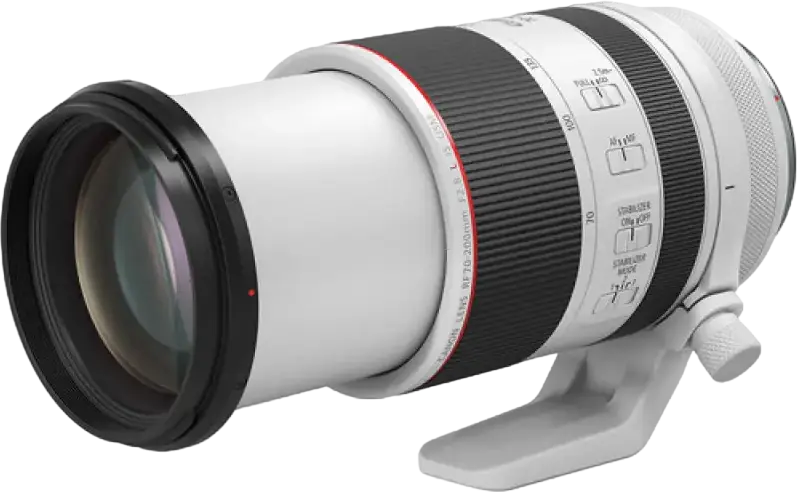 Obiectiv Telezoom Canon RF 70-200mm f/2.8L IS USM pentru Full Frame și APS-C, Autofocus Dual Nano USM, Stabilizare Imagine 5 trepte, Rezistent la intemperii