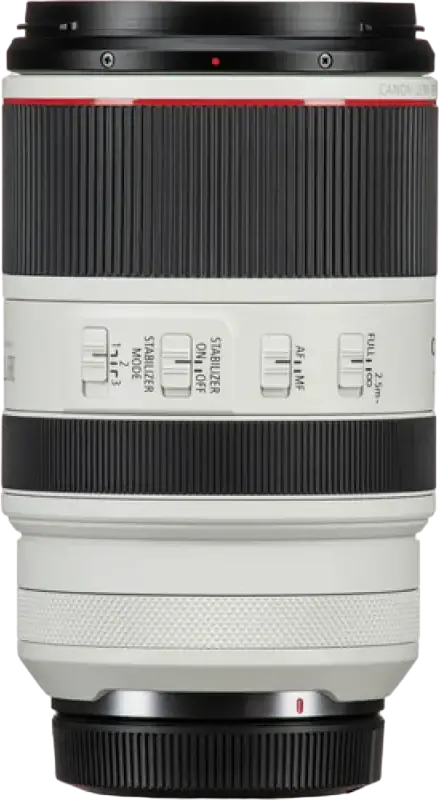 Obiectiv Telezoom Canon RF 70-200mm f/2.8L IS USM pentru Full Frame și APS-C, Autofocus Dual Nano USM, Stabilizare Imagine 5 trepte, Rezistent la intemperii