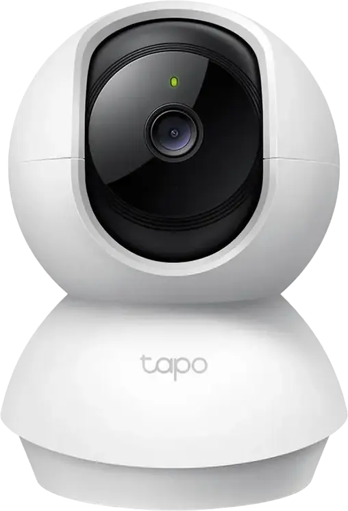TP-Link Tapo C210 Smart Wi-Fi Home Security Camera, 3MP 2K Resolution, 360° Pan/Tilt, Night Vision, Two-Way Audio, Motion Detection, White