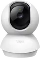TP-Link Tapo C210 Smart Wi-Fi Home Security Camera, 3MP 2K Resolution, 360° Pan/Tilt, Night Vision, Two-Way Audio, Motion Detection, White