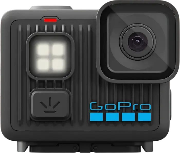 GoPro Lit Hero Action Camera, 4K 60fps Video, 12MP CMOS Sensor, 128GB Internal Memory, Front LED Light, 1.76" Touchscreen, Black