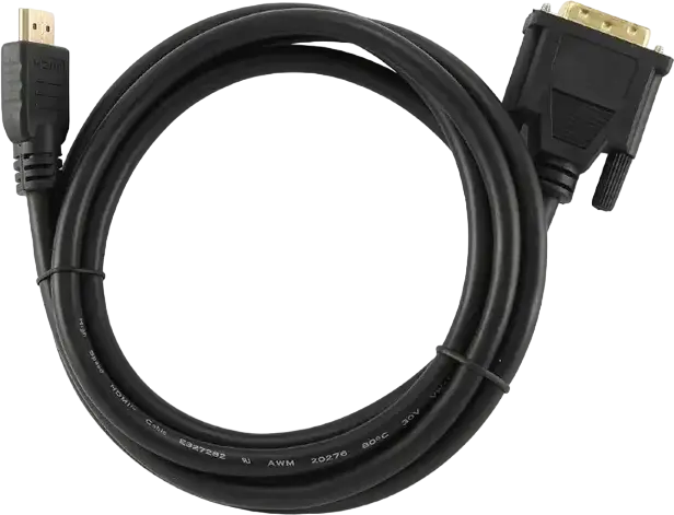 Кабель Cablexpert CC-HDMI-DVI-0.5M HDMI - DVI-I, 0.5м, позолоченные коннекторы, поддержка 4K HDMI 2.0 High Speed с Ethernet, 18+1 pin Single Link, черный