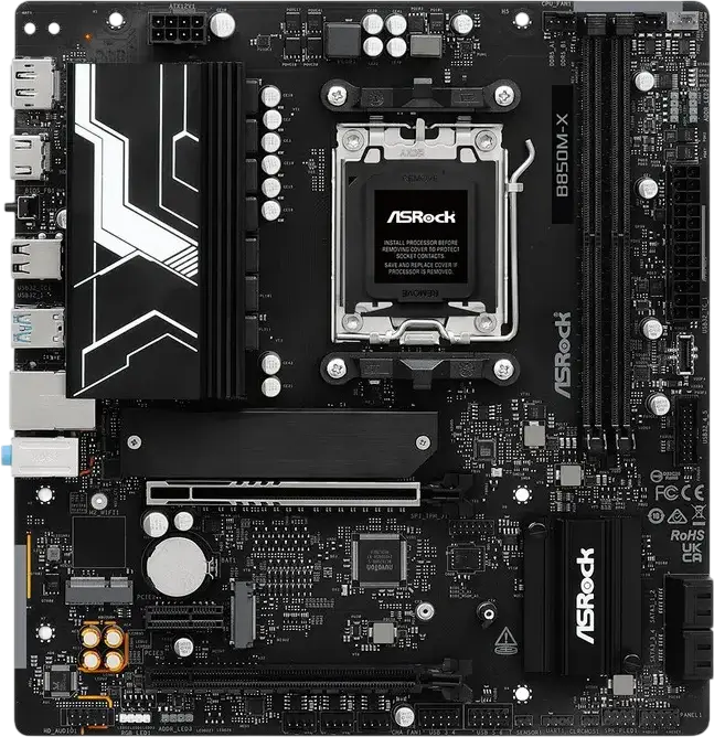Placă de bază ASRock B850M-X R2.0, AM5, AMD B850, Micro-ATX