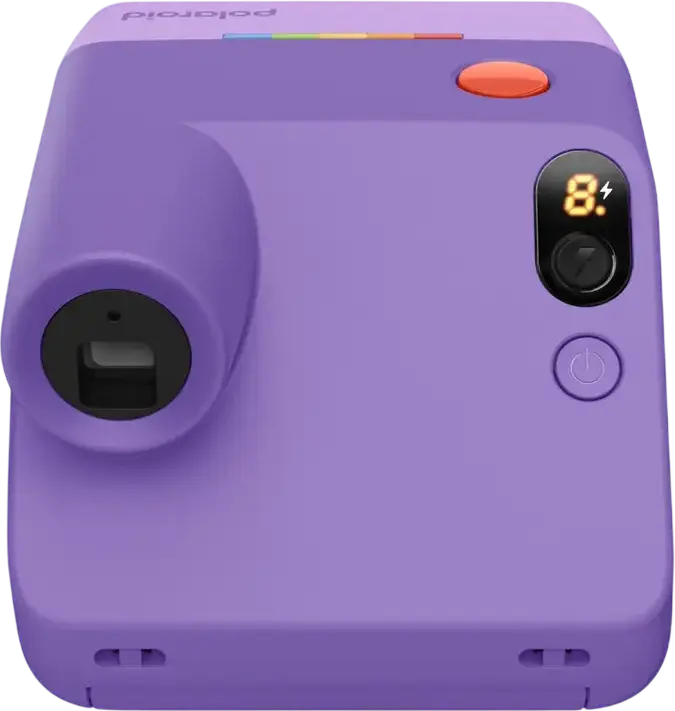 Аналоговая моментальная камера Polaroid Go Generation 3, фиолетовый, ABS-пластик и поликарбонат, USB Type-C, селфи-зеркало, таймер, двойная экспозиция