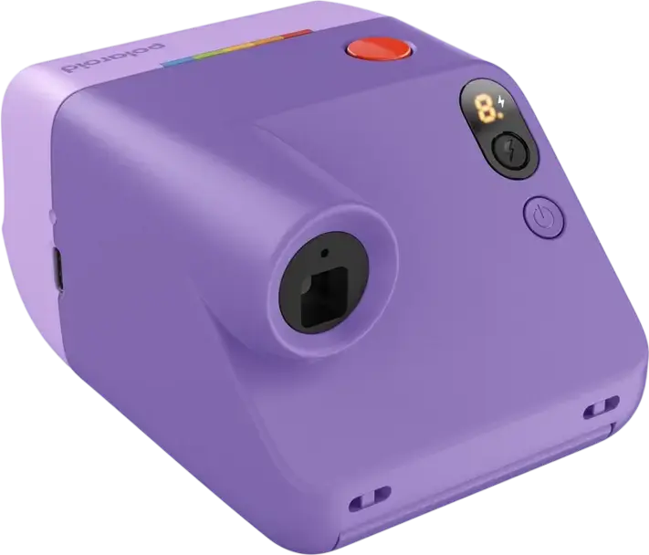 Аналоговая моментальная камера Polaroid Go Generation 3, фиолетовый, ABS-пластик и поликарбонат, USB Type-C, селфи-зеркало, таймер, двойная экспозиция