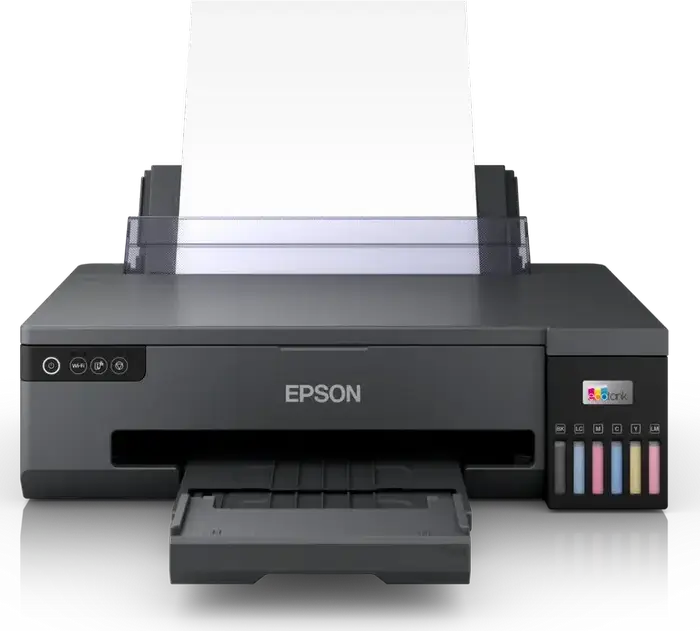 Epson EcoTank L18050 A3+ Ink Tank Photo Printer, 6-Color Dye Ink, 5760 x 1440 DPI, Wireless Wi-Fi Direct, CD/DVD & PVC ID Card Printing