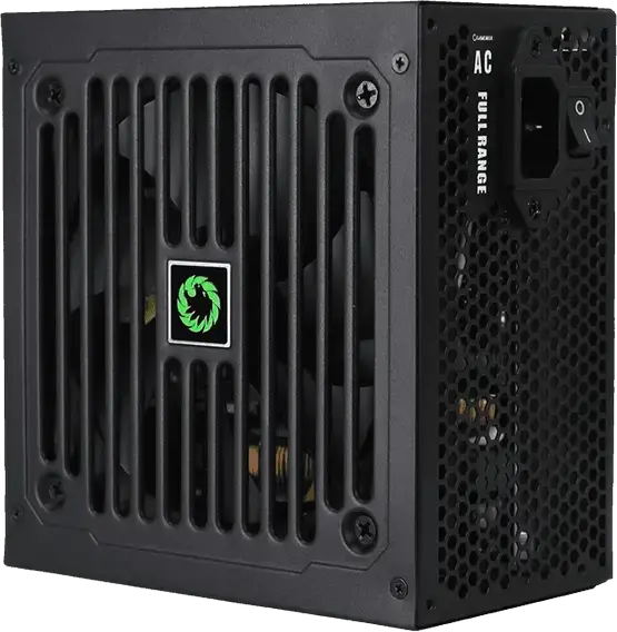 Gamemax GE-700 ECO Gamer 700W Power Supply, 80 Plus Efficiency, Active PFC, ATX Form Factor, 120mm Silent Fan, Black Mesh Cables