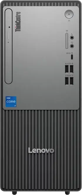 Lenovo ThinkCentre Neo 50t Tower PC, Intel Core i3-14100 4.7GHz, 8GB DDR5 RAM, 256GB PCIe Gen4 SSD, Intel UHD 730, No OS, Black, Keyboard & Mouse Included