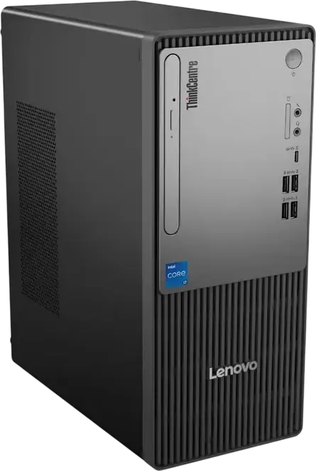 Lenovo ThinkCentre Neo 50t Tower PC, Intel Core i3-14100 4.7GHz, 8GB DDR5 RAM, 256GB PCIe Gen4 SSD, Intel UHD 730, No OS, Black, Keyboard & Mouse Included