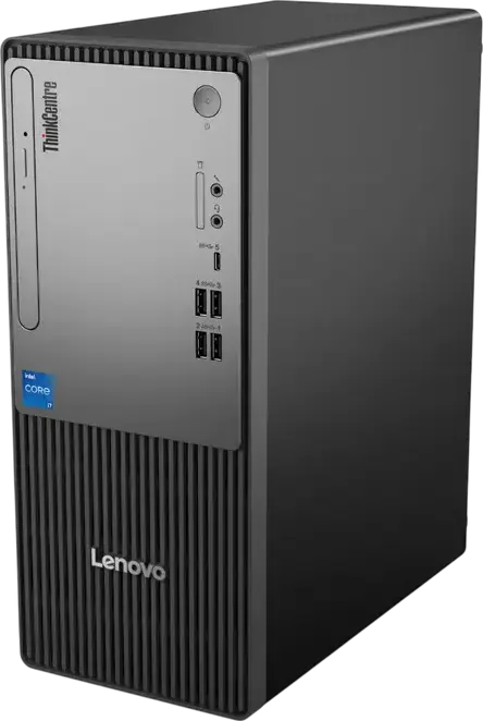 Sistem Desktop PC Lenovo ThinkCentre Neo 50t, Intel Core i3-14100, 8GB/256GB, Intel UHD Graphics 730, Fără SO