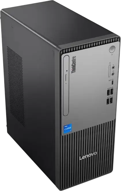 Lenovo ThinkCentre Neo 50t Tower PC, Intel Core i3-14100 4.7GHz, 8GB DDR5 RAM, 256GB PCIe Gen4 SSD, Intel UHD 730, No OS, Black, Keyboard & Mouse Included