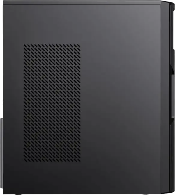 Sohoo 2810BK Midi-Tower ATX Case, Black SGCC Steel Chassis, Supports Micro-ATX/Mini-ITX, Includes 500W PSU, Front Mesh Filter, 7 PCIe Slots