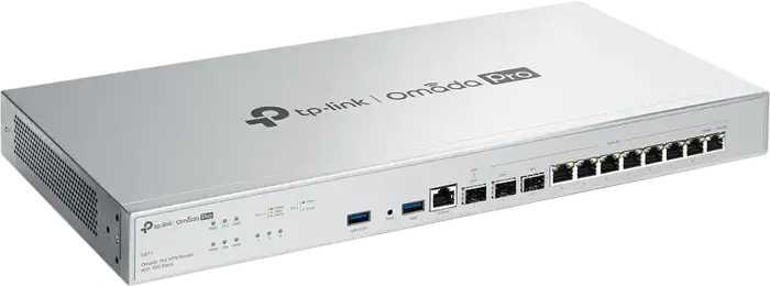 Gigabit Omada Pro VPN Router TP-LINK "G611 ", 2x10GE SFP+, 1x1GE SFP WAN/LAN, 8x1GE RJ45 WAN/LAN, 2x