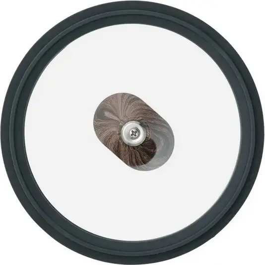 Resto 93900 Ran Saucepan with Glass Lid, 1.3L, 16cm Aluminum Non-Stick Pot, Pfluon Cookmark Coating, Induction Compatible, Wood-Grain Handle, Black