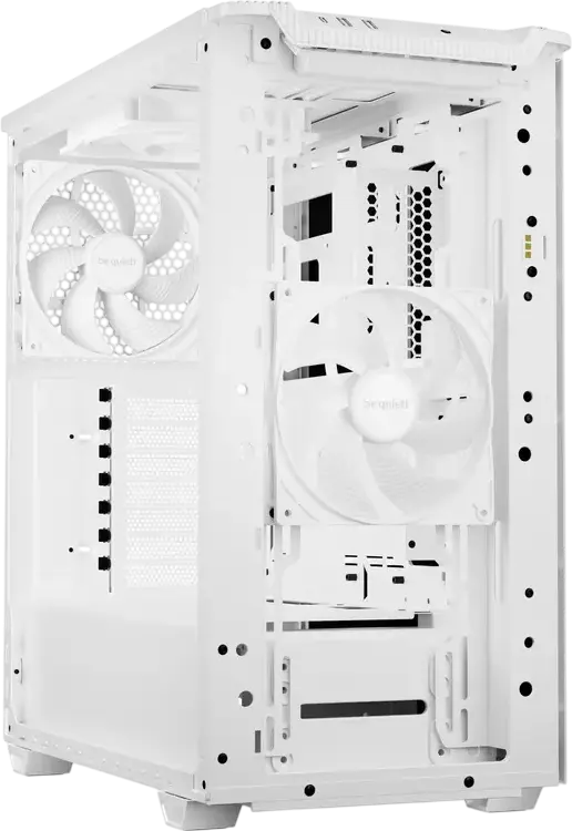 be quiet! Pure Base 501 DX Midi-Tower Case White, ATX/M-ATX/Mini-ITX, Tempered Glass, 3x 140mm PWM Fans, ARGB Lighting, USB-C 3.2 Gen 2, BGW77