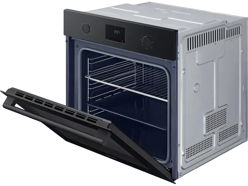 Samsung NV68A1110BB Built-in Electric Oven, 68L Volume, Class A Energy Efficiency, 7 Heating Modes, Steam Cleaning, LED Display, Black