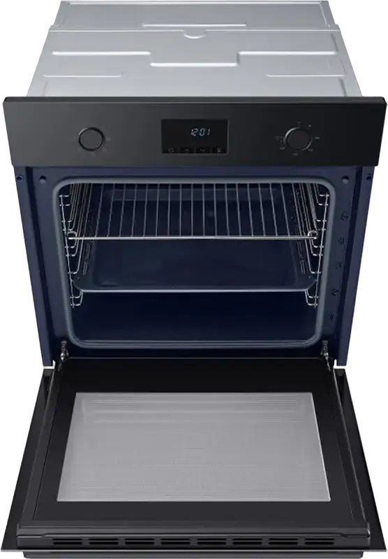 Samsung NV68A1110BB Built-in Electric Oven, 68L Volume, Class A Energy Efficiency, 7 Heating Modes, Steam Cleaning, LED Display, Black