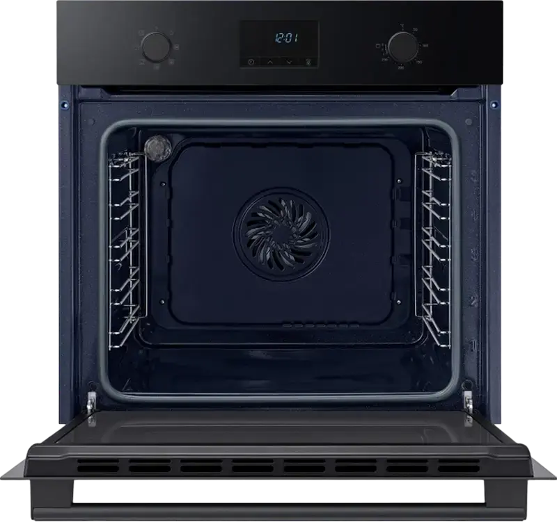 Samsung NV68A1110BB Built-in Electric Oven, 68L Volume, Class A Energy Efficiency, 7 Heating Modes, Steam Cleaning, LED Display, Black