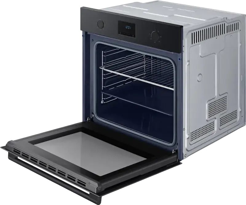 Samsung NV68A1110BB Built-in Electric Oven, 68L Volume, Class A Energy Efficiency, 7 Heating Modes, Steam Cleaning, LED Display, Black
