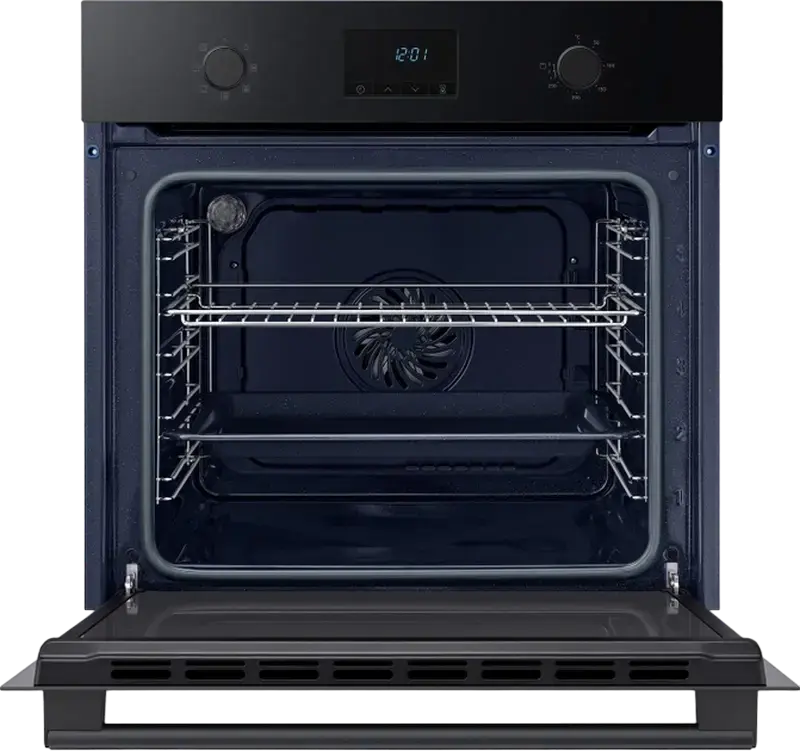 Samsung NV68A1110BB Built-in Electric Oven, 68L Volume, Class A Energy Efficiency, 7 Heating Modes, Steam Cleaning, LED Display, Black